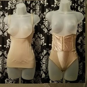 Set of 2 Shapeware Shapers Slim Nude Tank Panties